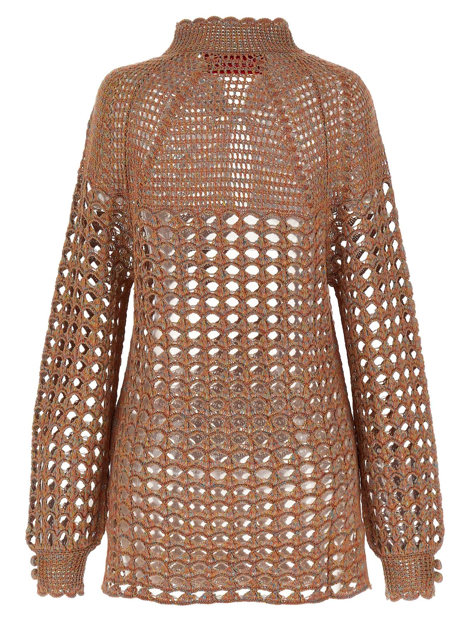 Valentino Garavani Women Openwork Sweater DestGlow