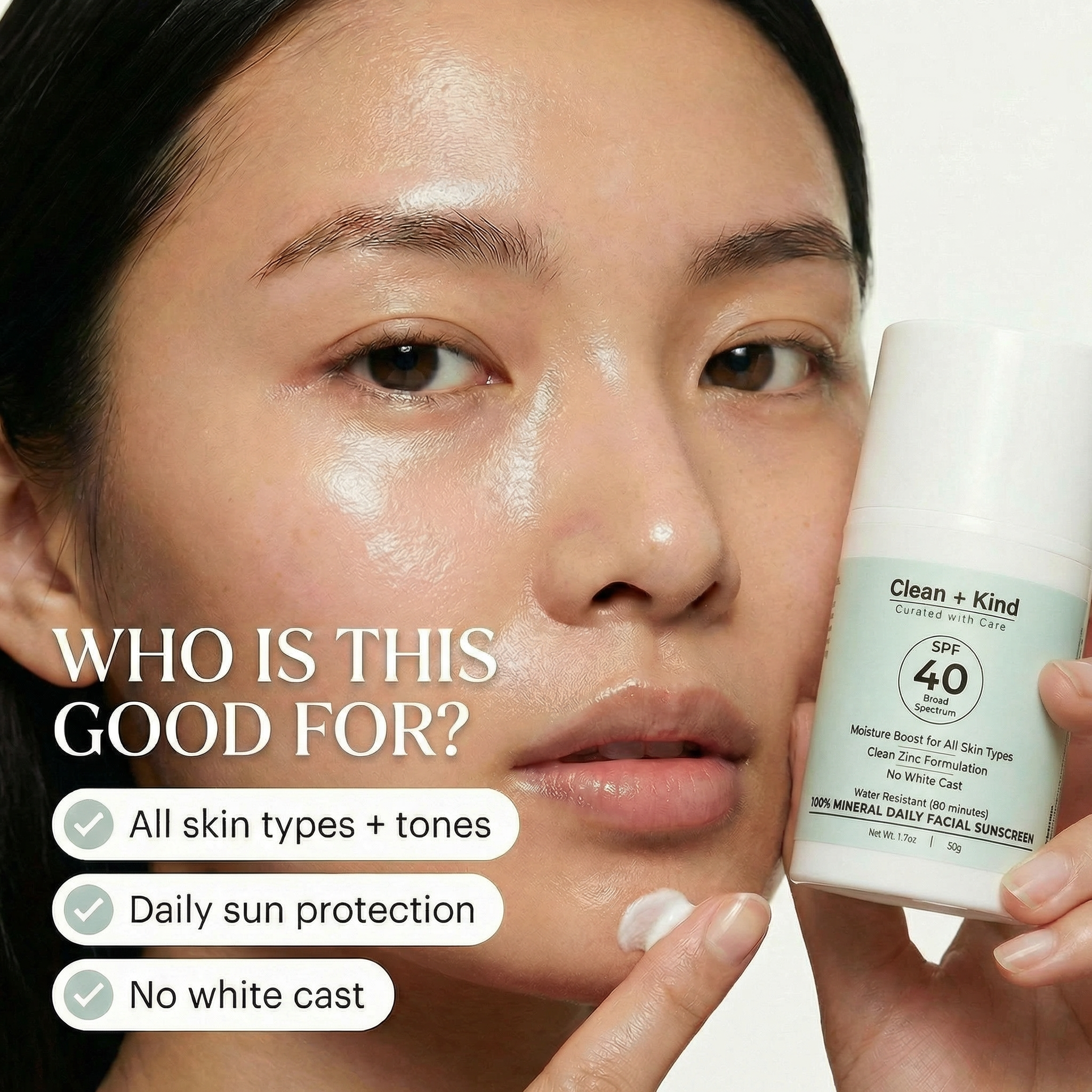 Daily Moisturizing Sunscreen - SPF 35 by Clean + Kind