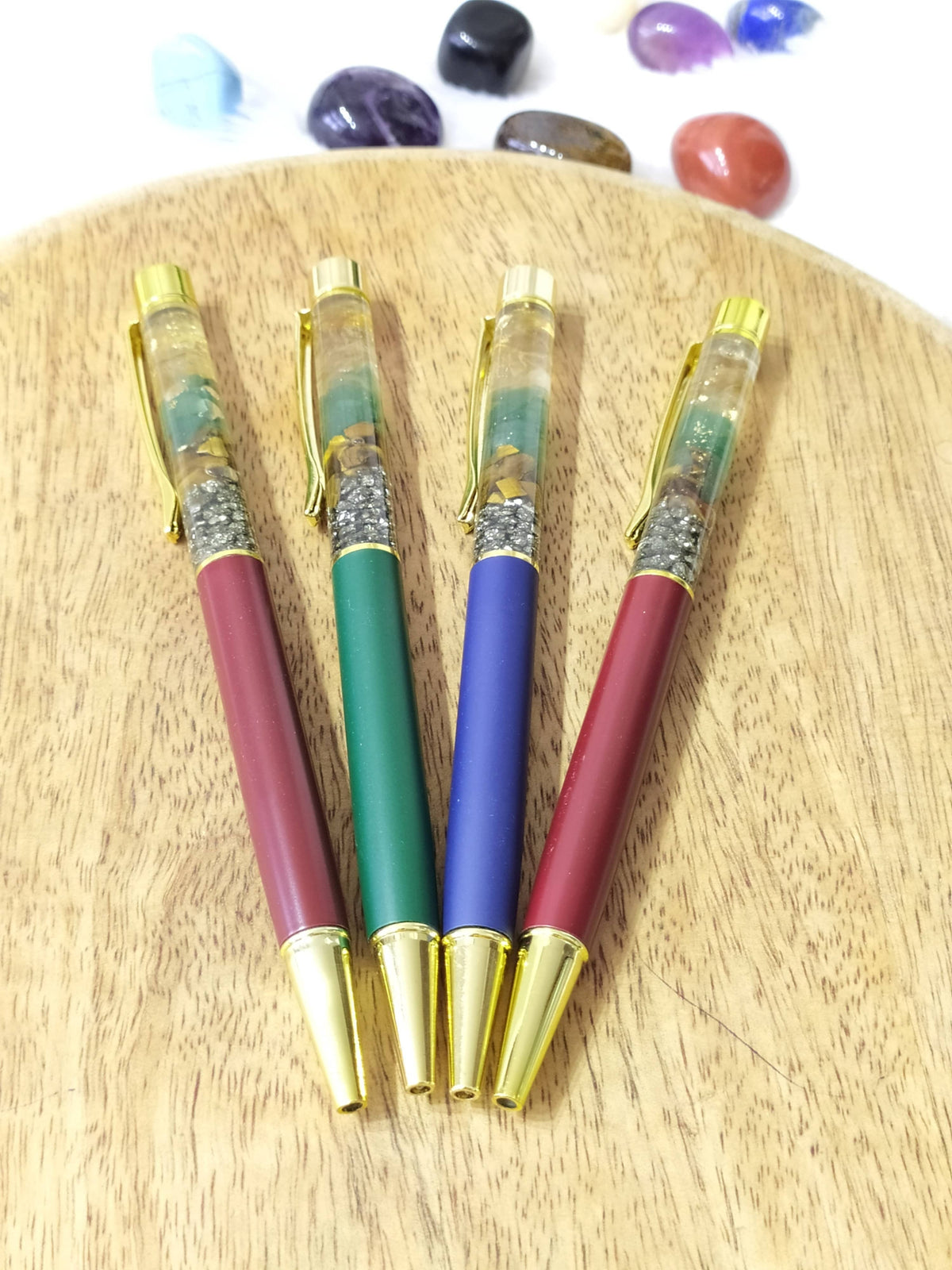 Money Magnet Crystal Pen, Crystal Healing Pen, Aura Pens.