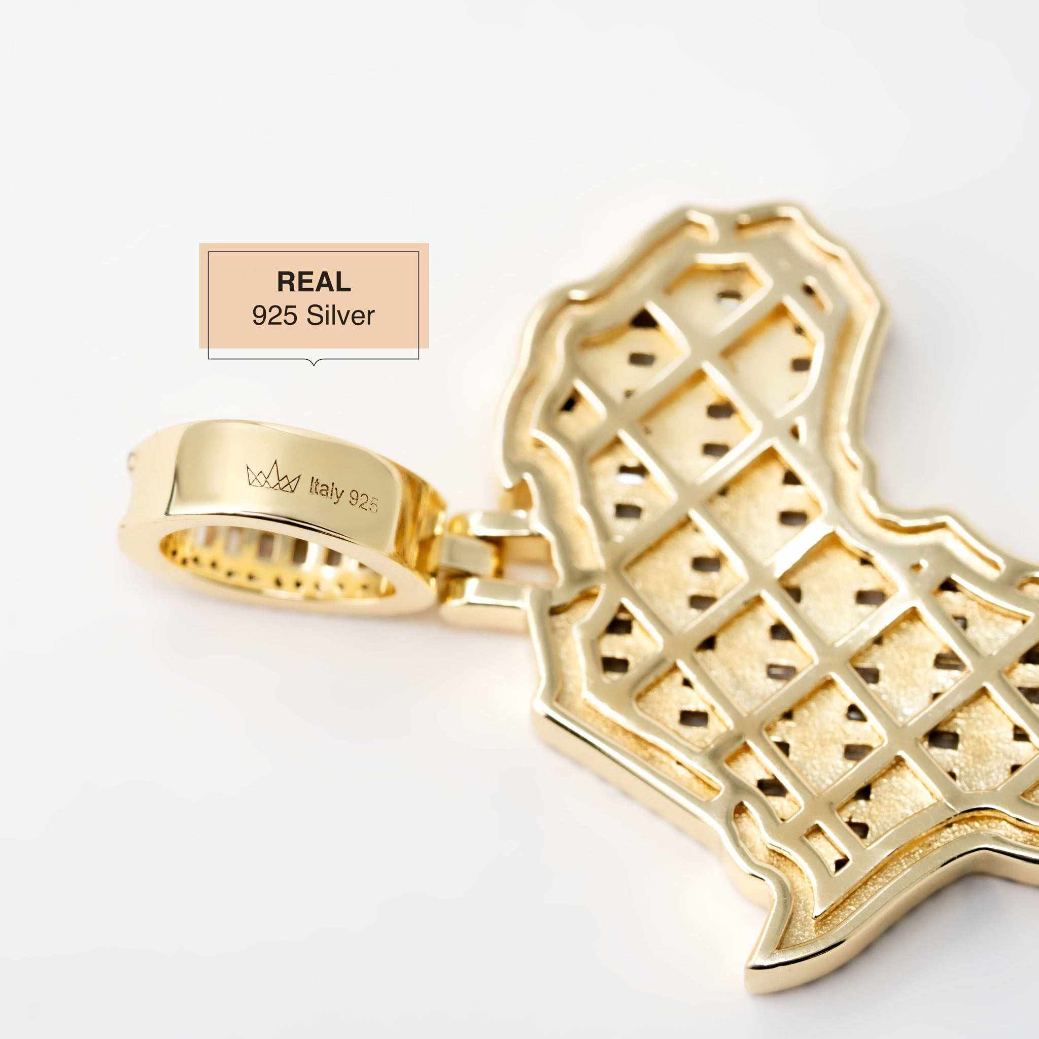 Africa Pendant 925 Sterling Silver