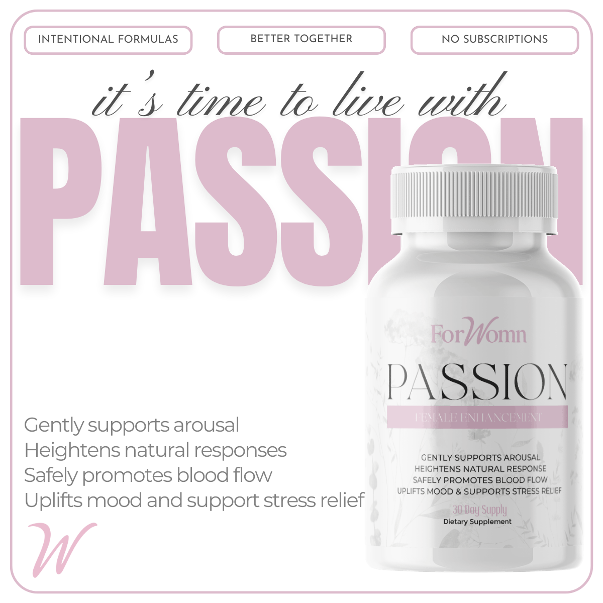 Passion Female Enhancement Supplement by ForWomn | Women&