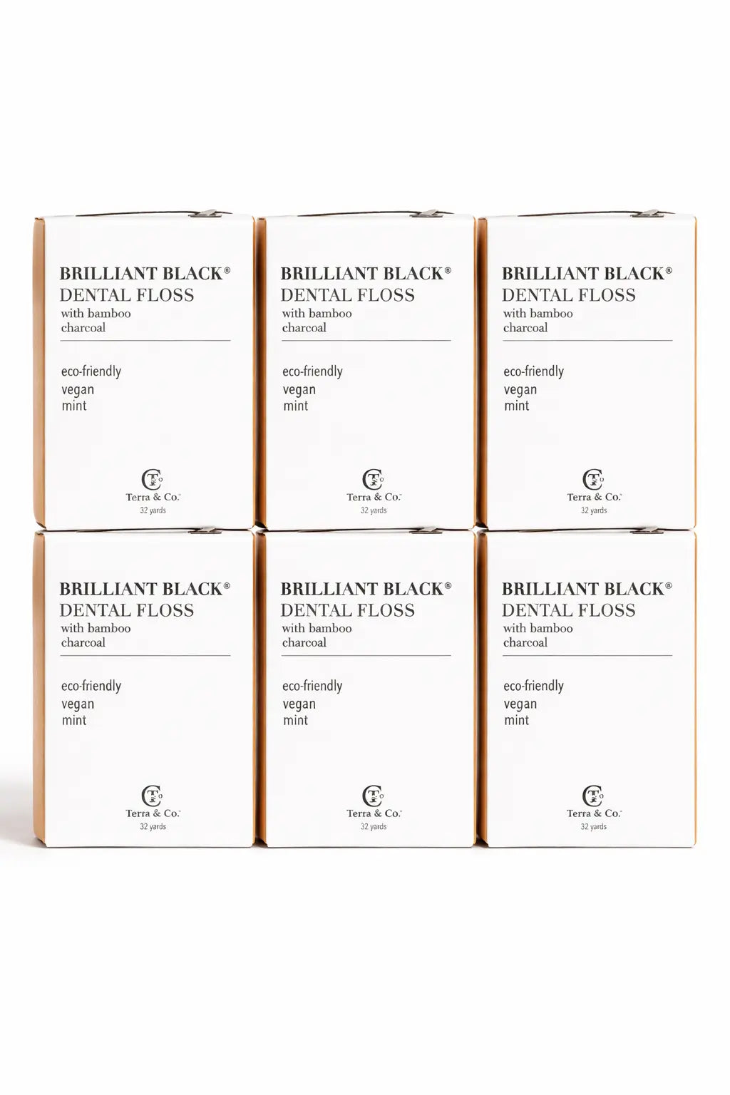 Brilliant Black® Floss – Whitens Between Teeth Naturally by Terra & Co.