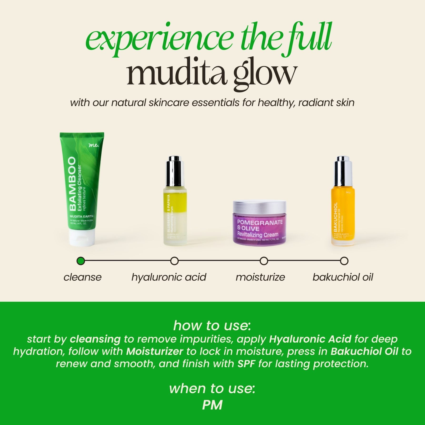 Bamboo Microdermabrasion Exfoliating Cleanser by Mudita Earth