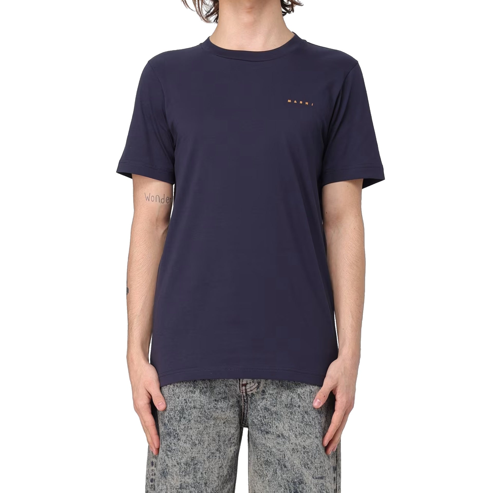Marni Cotton Logo T-Shirt Men by Luosophy