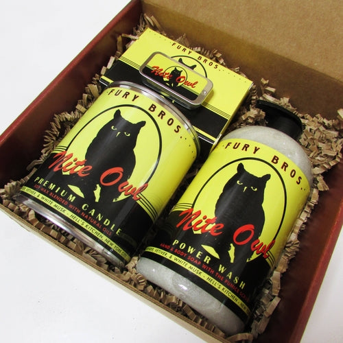 Nite Owl Premium Gift Box - Men's Grooming & Home Fragrance Set