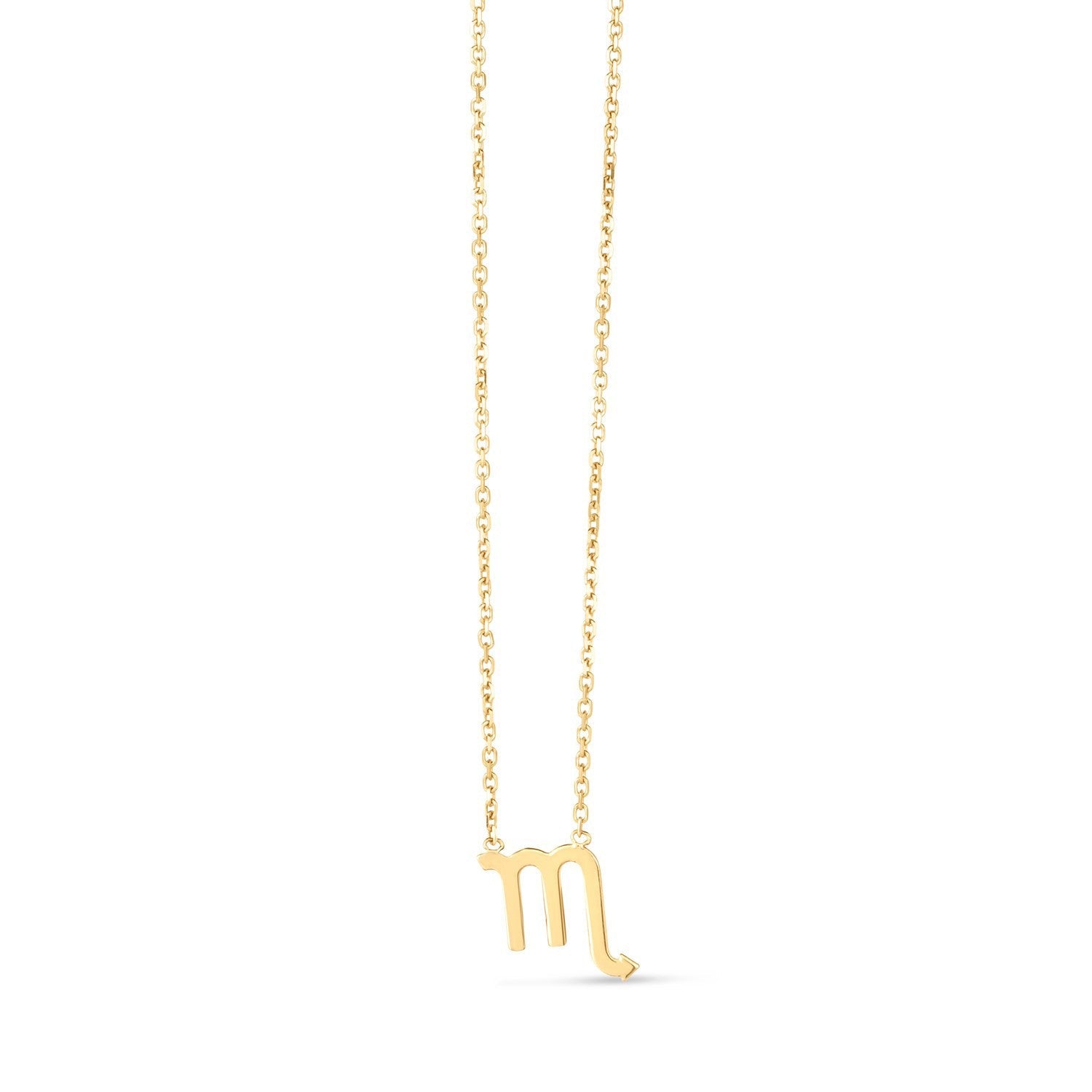 14K Yellow Gold Scorpio Necklace by Bids.com