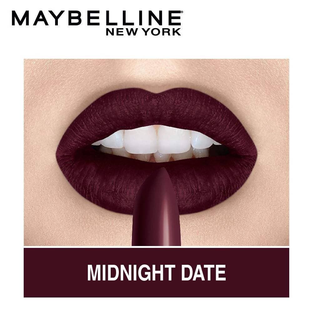 Maybelline New York Color Sensational Creamy Matte Lipstick/903 Midnight Date by Dista