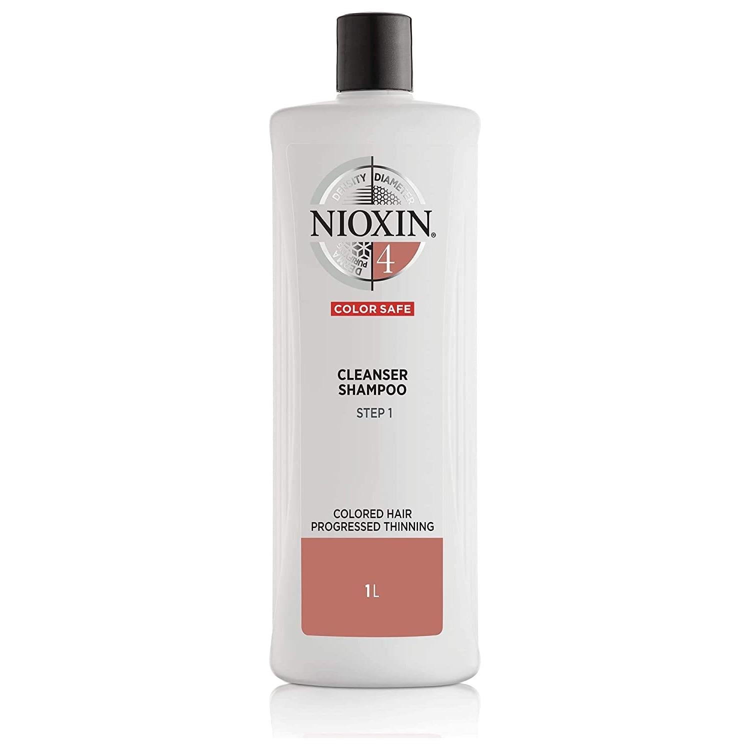 Nioxin System 4 Cleanser Shampoo for Fine ChemicallyTreated Hair 33 fl oz by Pasteur Pharmacy