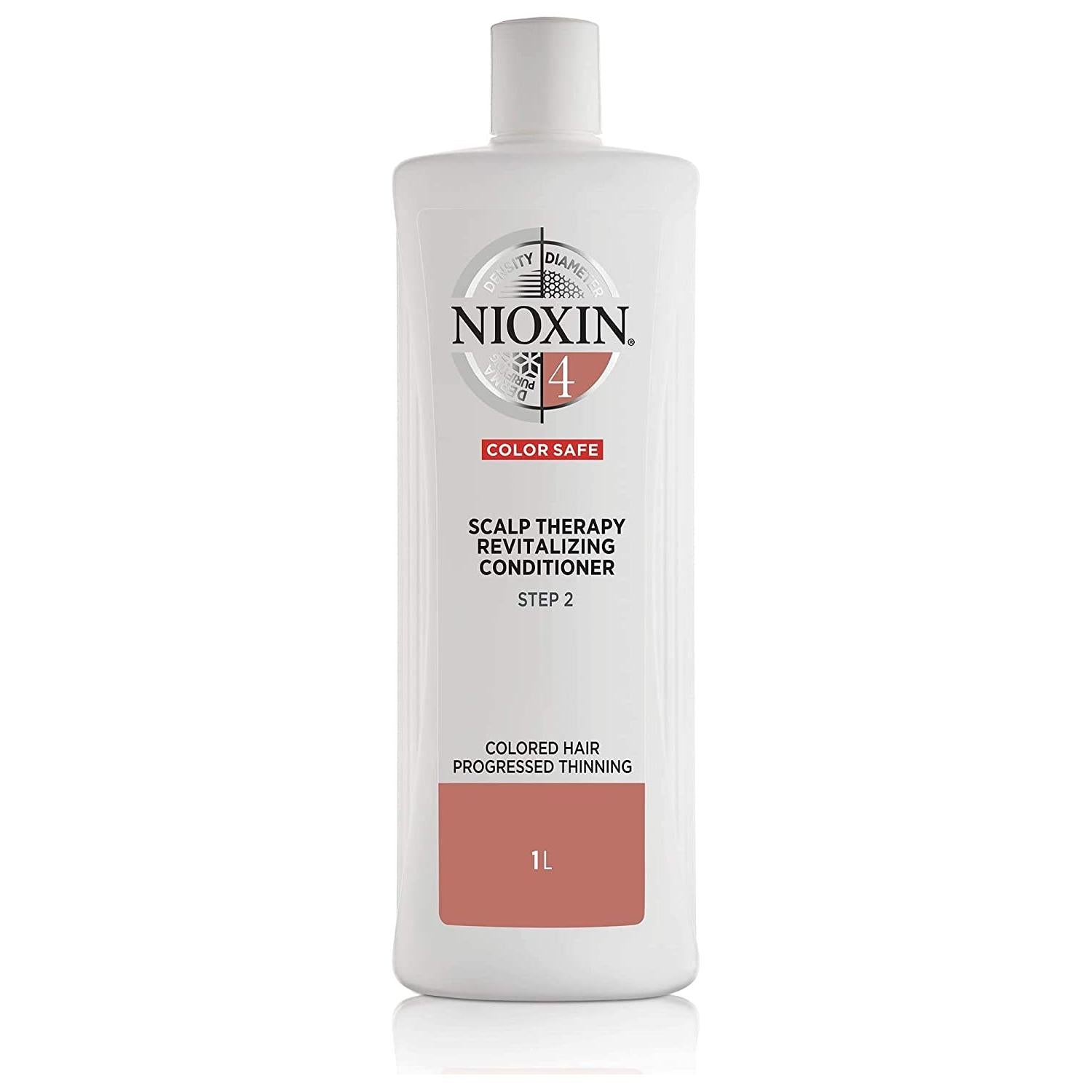 Nioxin System 4 Scalp Therapy Conditioner for Fine Hair, 33.8 fl oz by Pasteur Pharmacy
