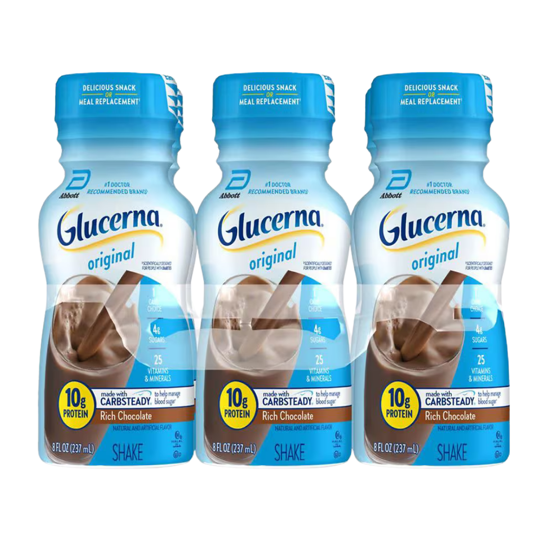 Glucerna Original Nutrition Shake Rich Chocolate (6pk/8oz) DestGlow