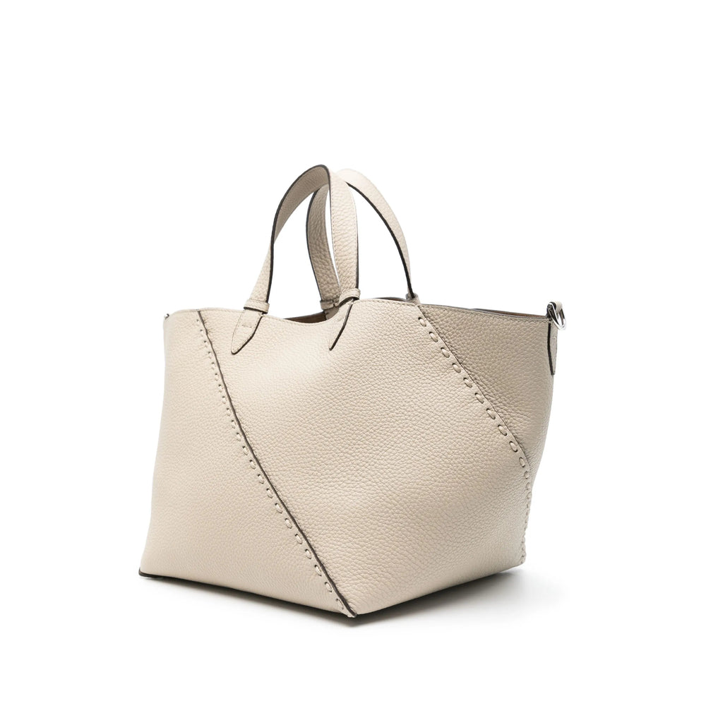 Fendi Neutrals Tote Bags Men by Luosophy