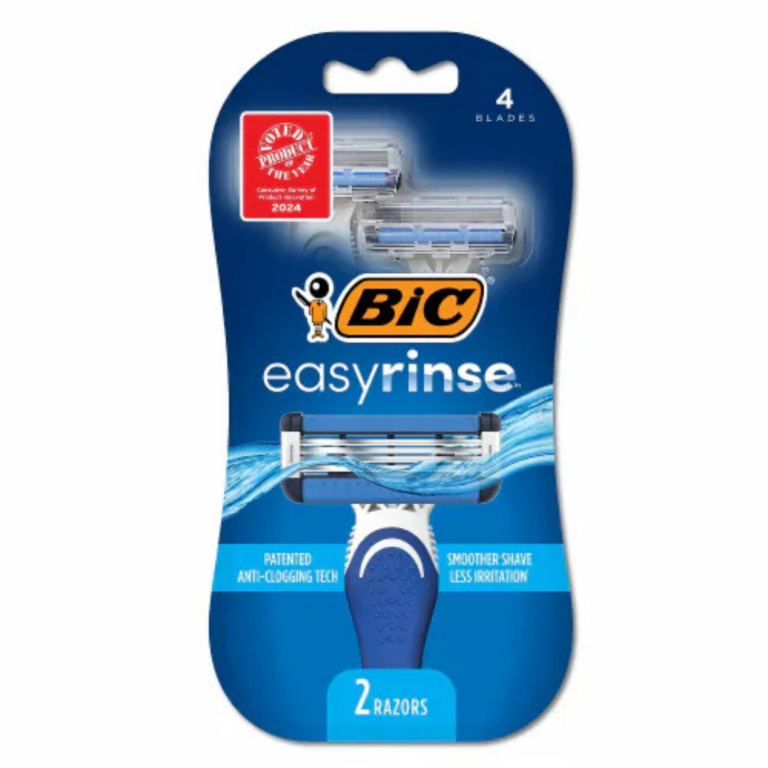 BIC EasyRinse Men’s Razor (2ct) DestGlow