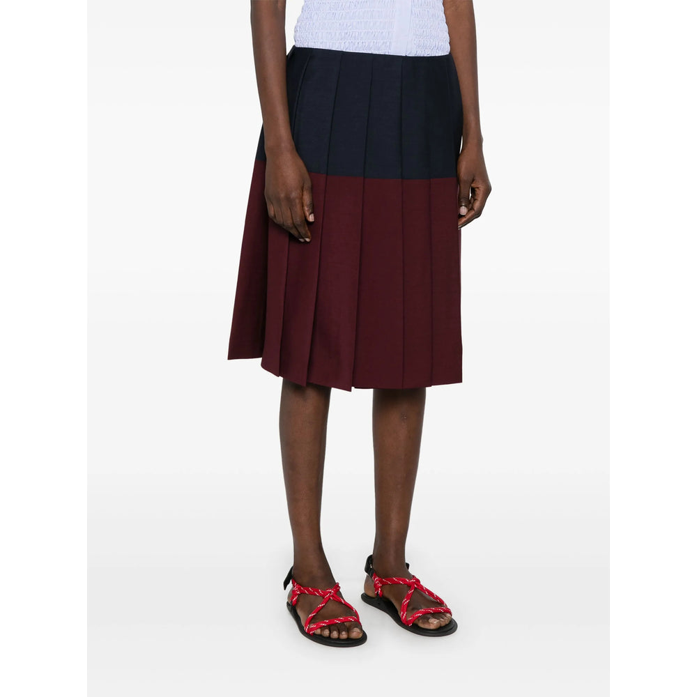 Miu Miu Purple Skirts - Pleated Skirts Women by Luosophy