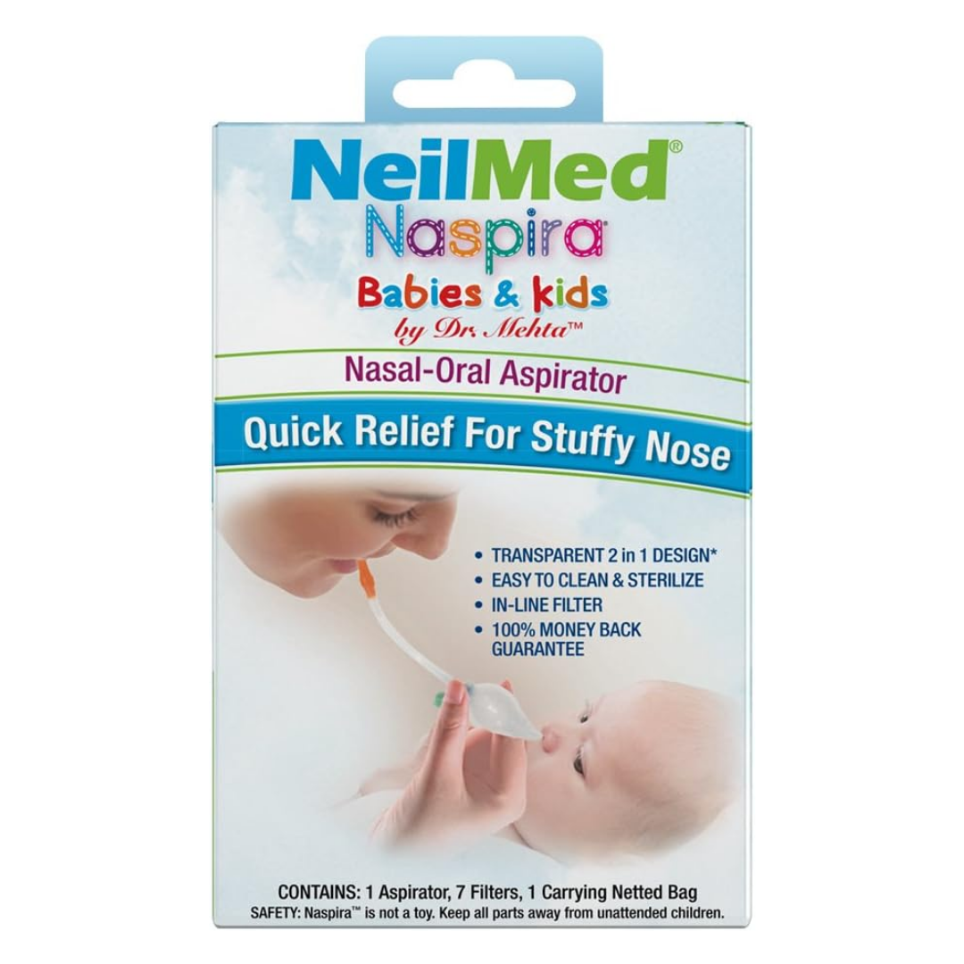 NeilMed Naspira Baby Nasal-Oral Aspirator DestGlow
