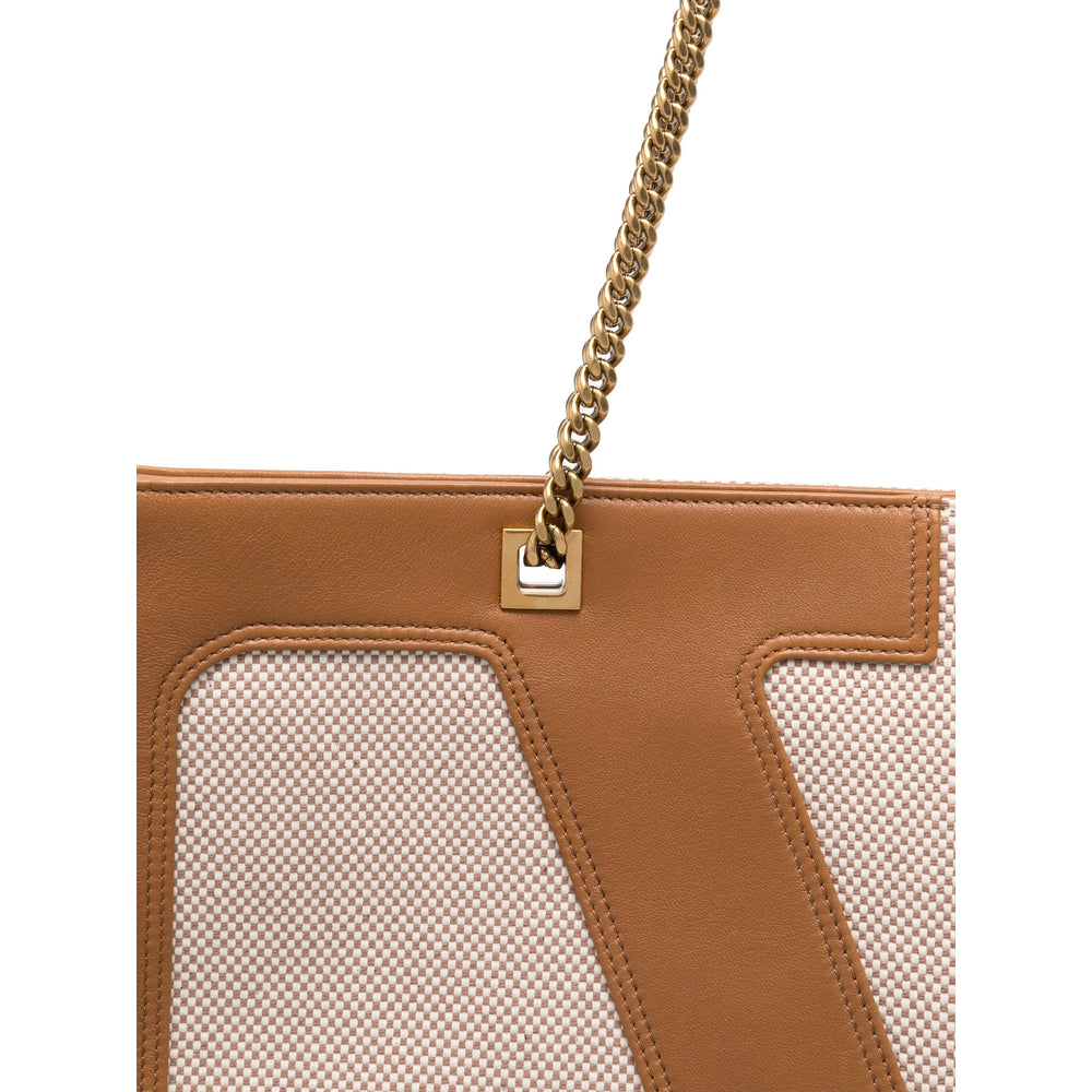 Valentino Garavani Brown Shoulder Bags Men by Luosophy