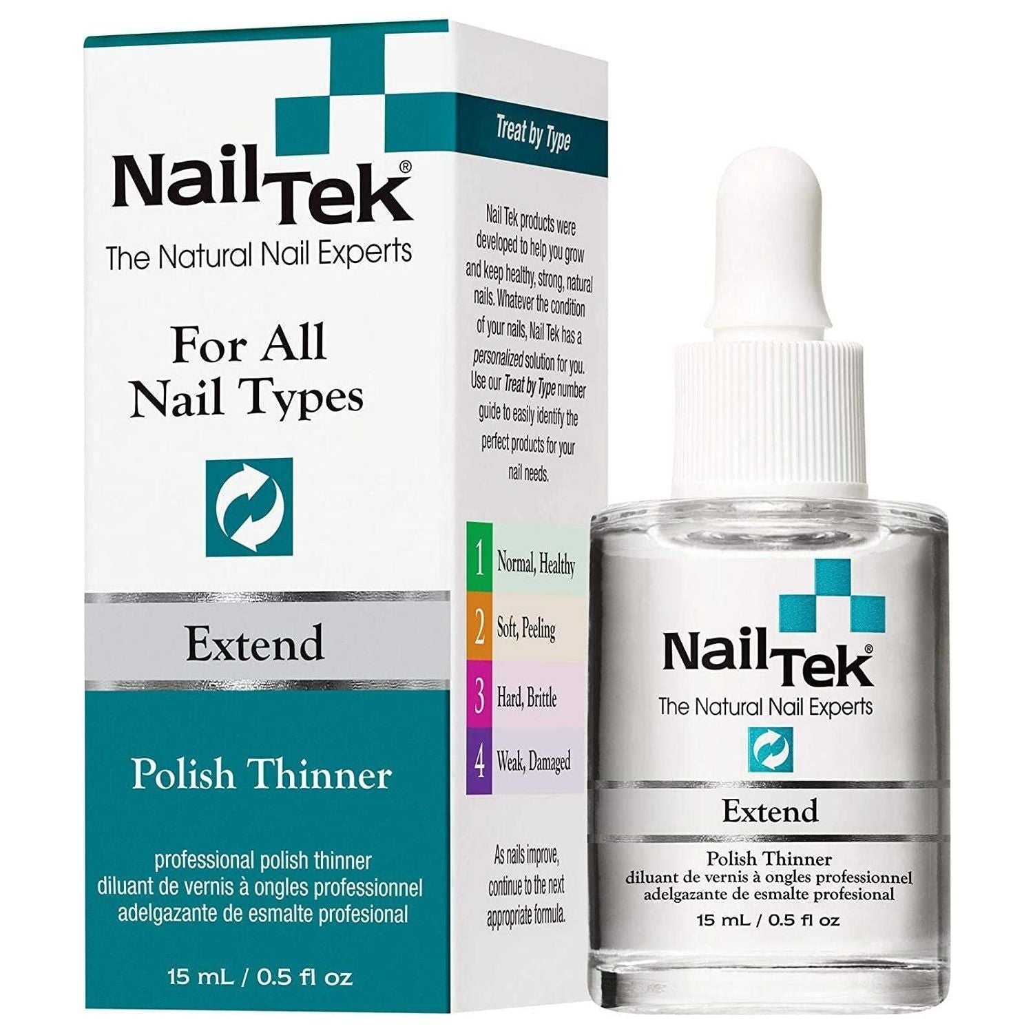 Nail Tek exteNd Polish Thinner 0.5 OZ by Pasteur Pharmacy