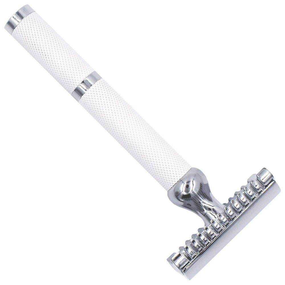 Parker 70C White and Chrome Open Comb Safety Razor by Pasteur Pharmacy