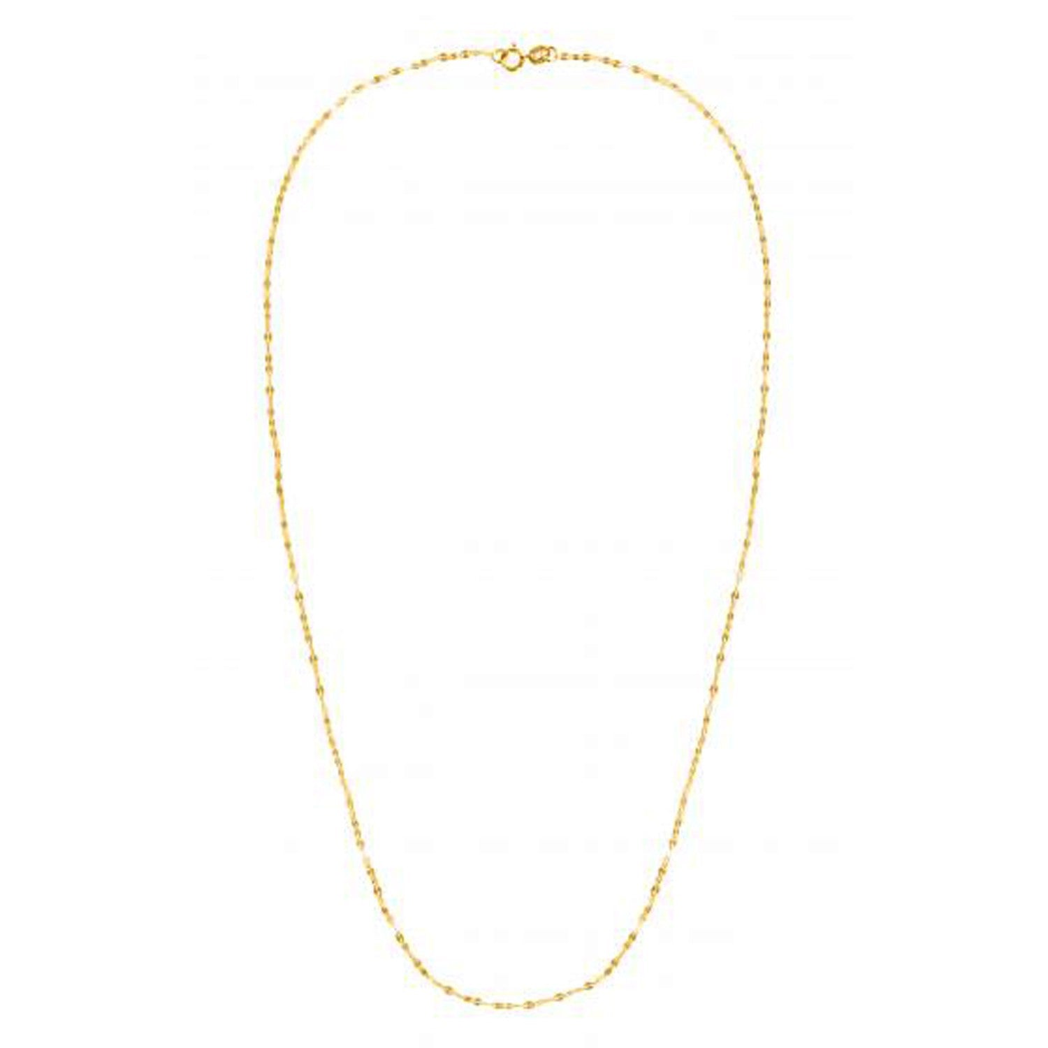 14k Yellow Gold Alternate Valentino Chain (1.40 mm) DestGlow
