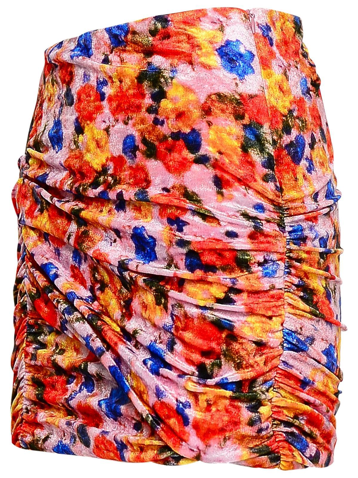Isabel Marant Orange Polyamide Miniskirt Women