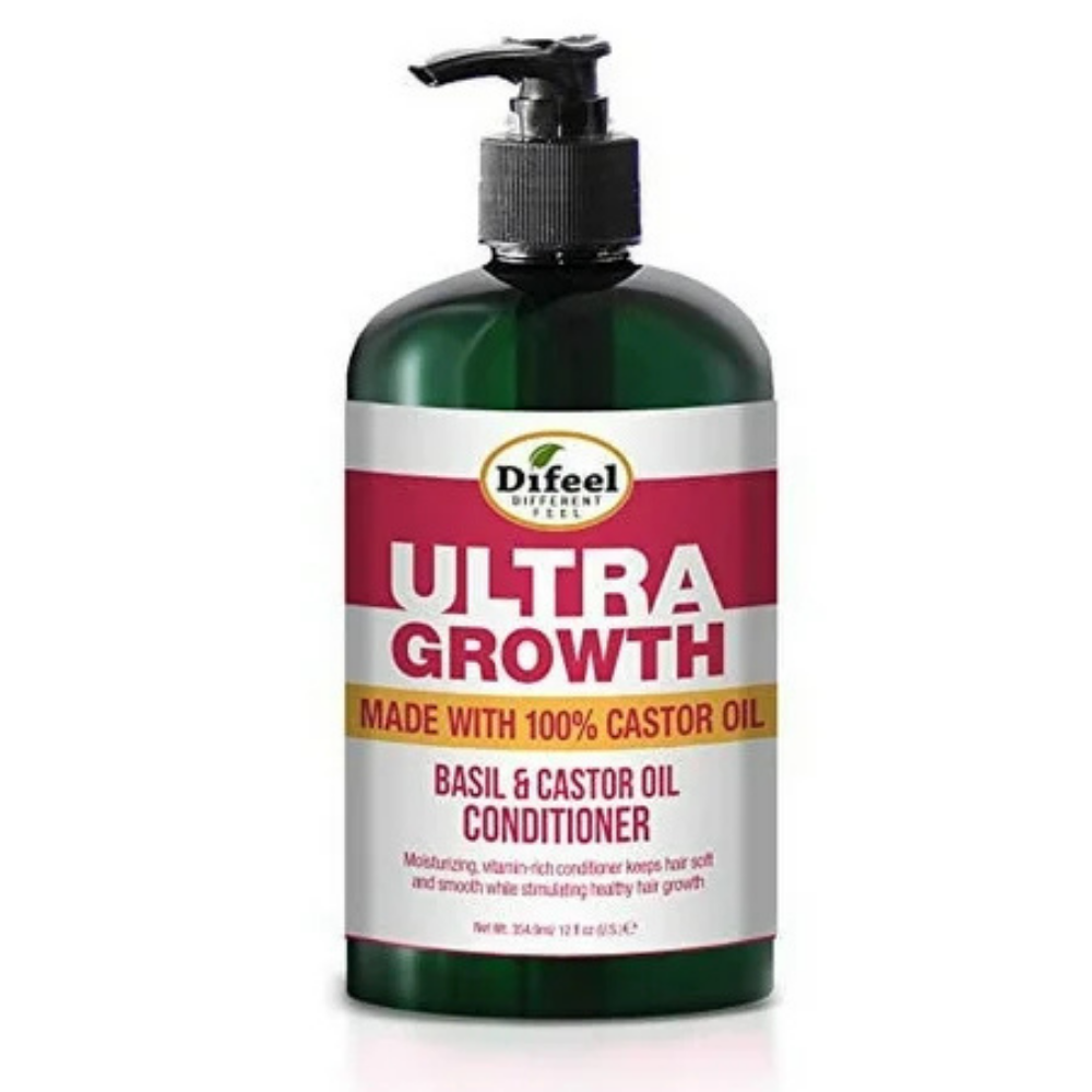 Difeel Ultra Growth Basil & Castor Oil Conditioner (12 oz) DestGlow