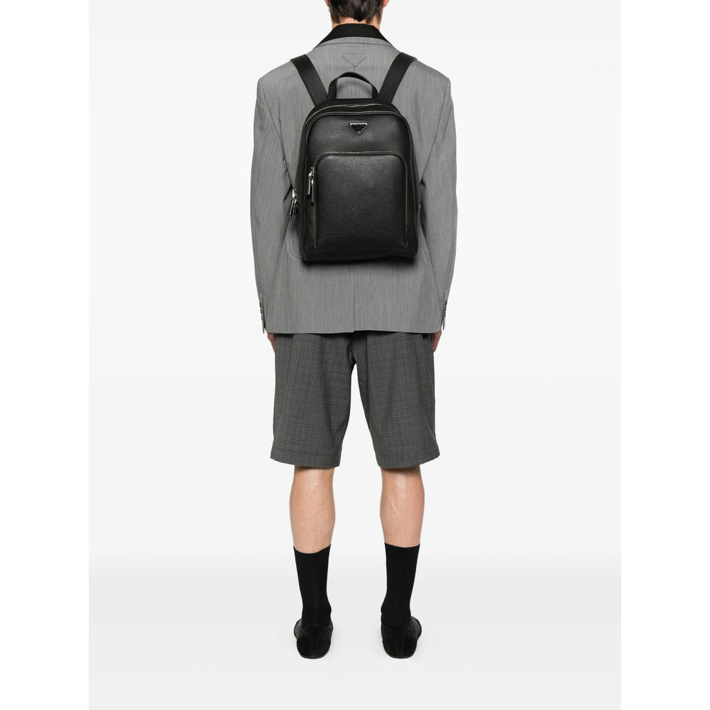 Prada Black Backpacks Men by Luosophy