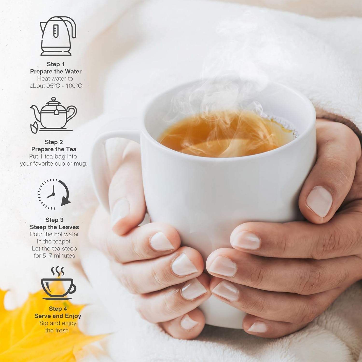 Premium Immune Support Herbal Tea Bags by FreshDrinkUS - Natural and Premium Herbal Tea
