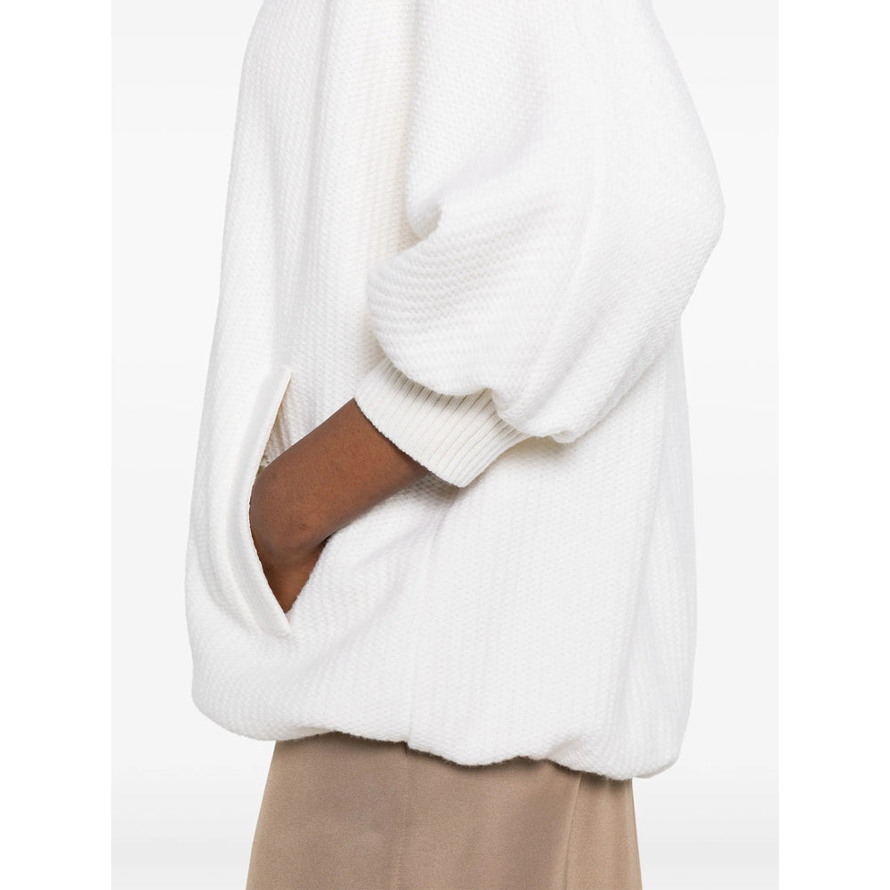 Max Mara White Knitwear - Cardigans Women by Luosophy