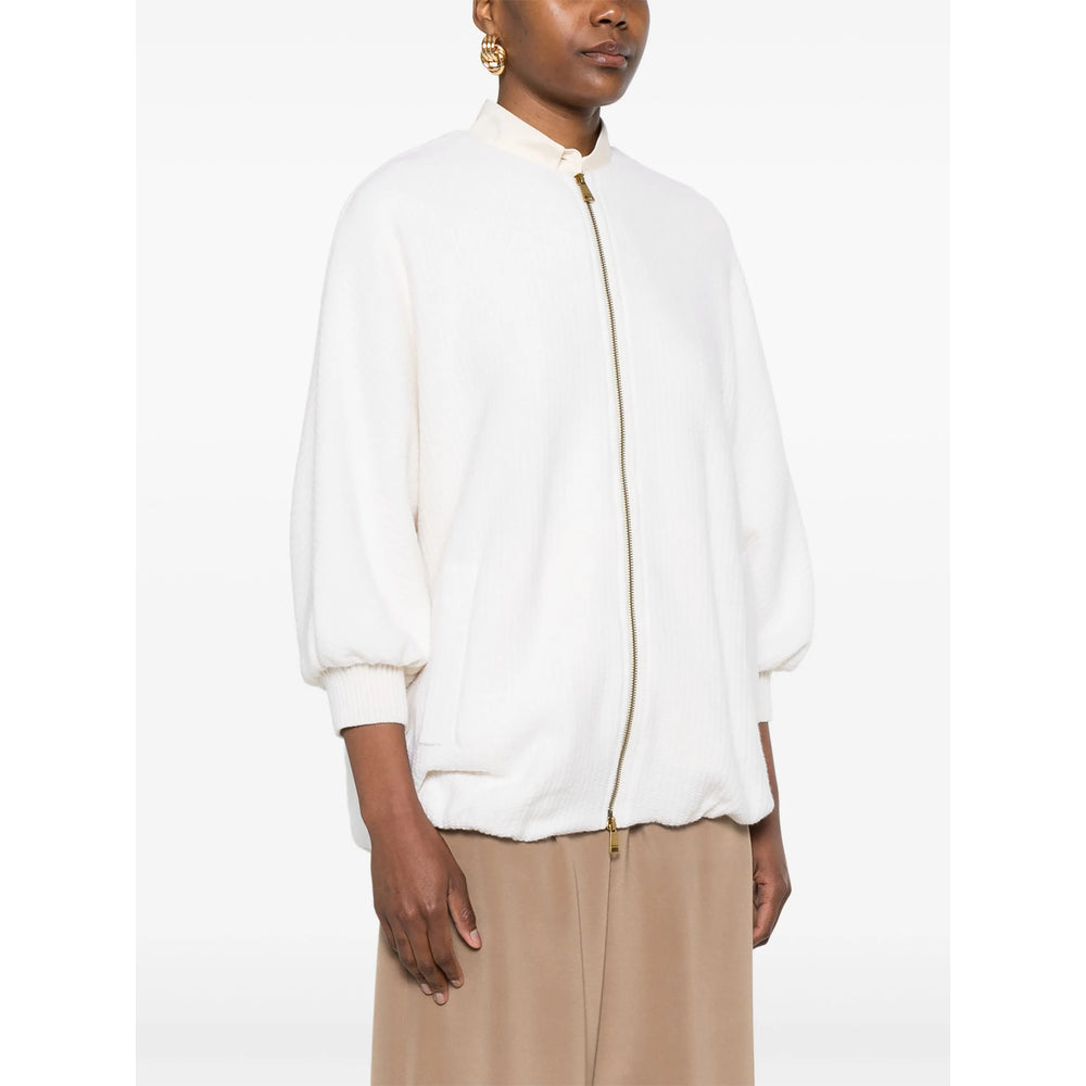 Max Mara White Knitwear - Cardigans Women by Luosophy