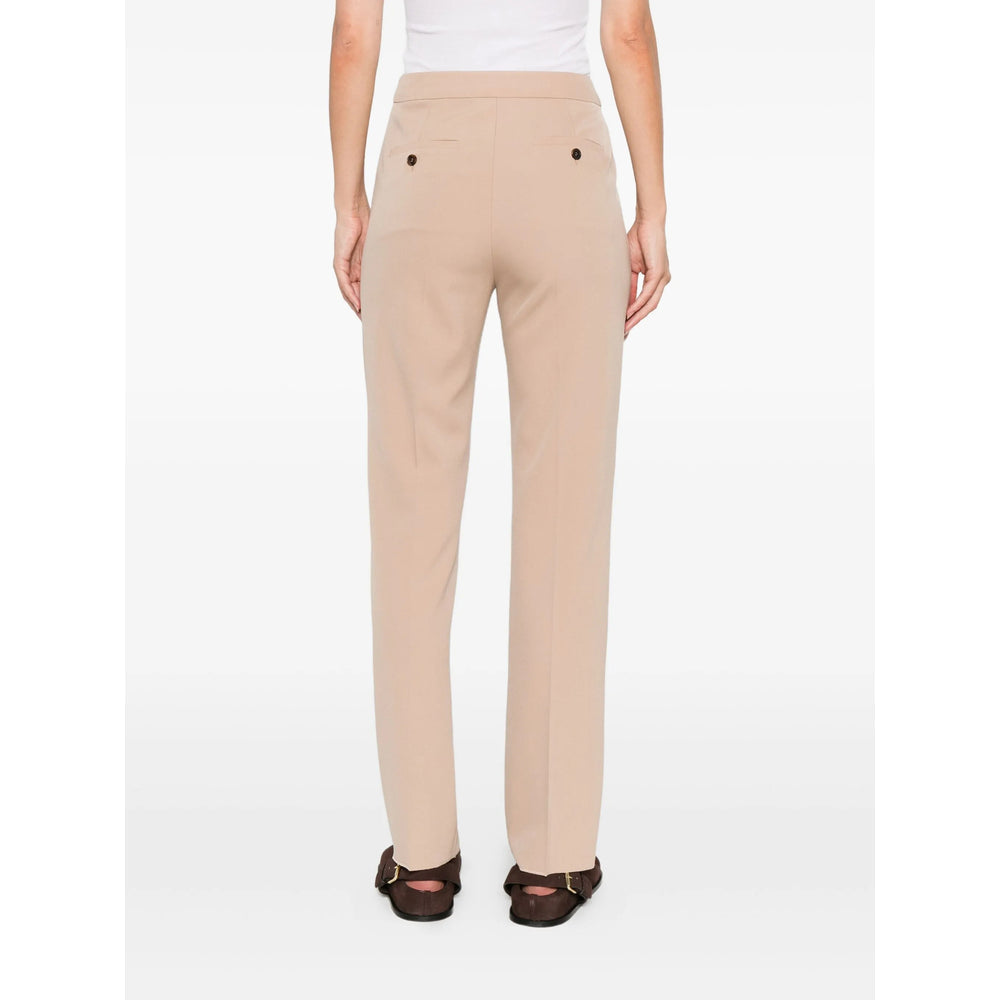 Max Mara Neutrals Trousers - Slim-Fit Trousers Women by Luosophy