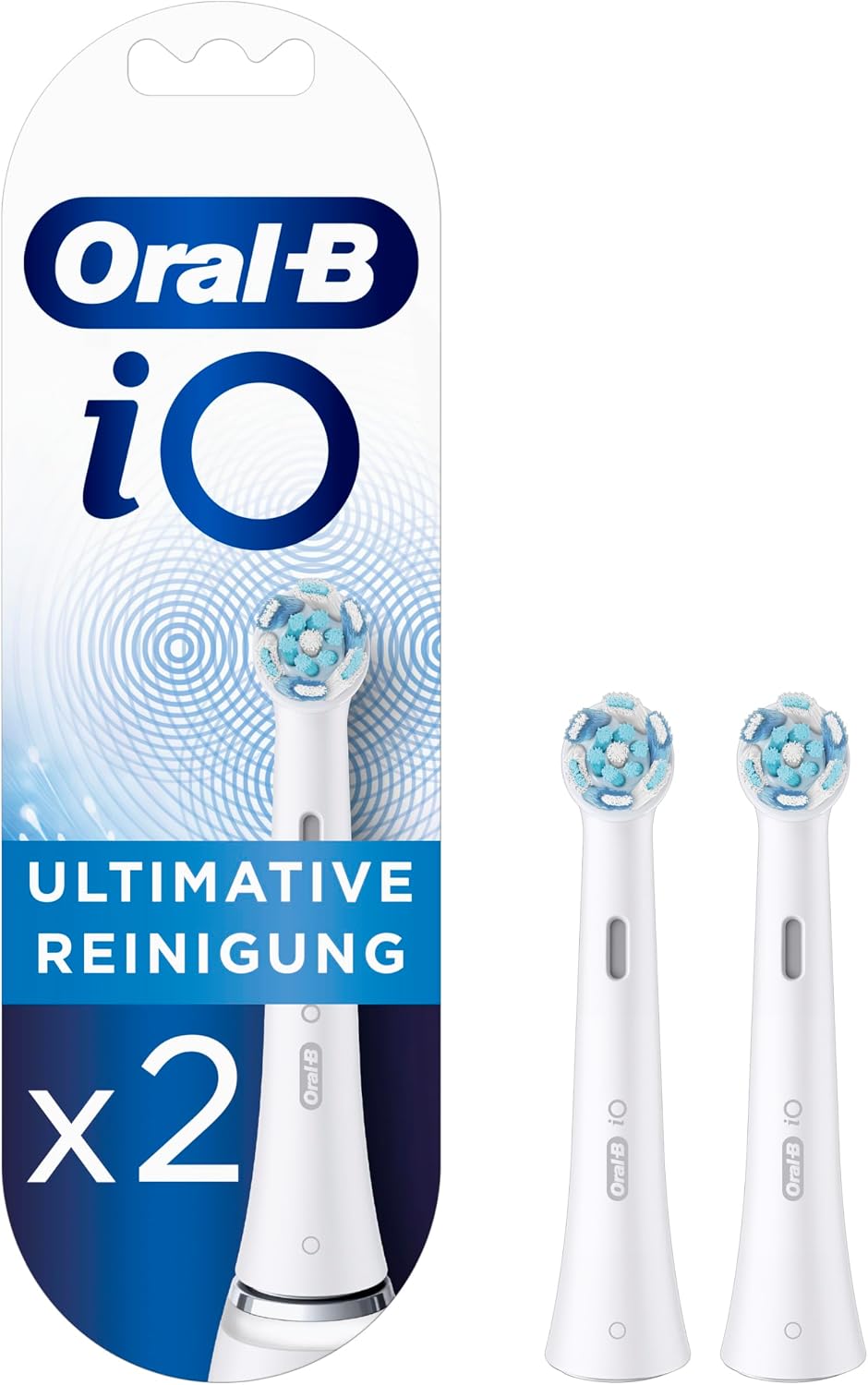 Oral-B iO Ultimate Clean Replacement Brush Heads, White, 4 Count