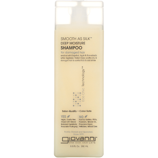 Giovanni Shampoo Smooth As Silk 8.5 oz by Pasteur Pharmacy