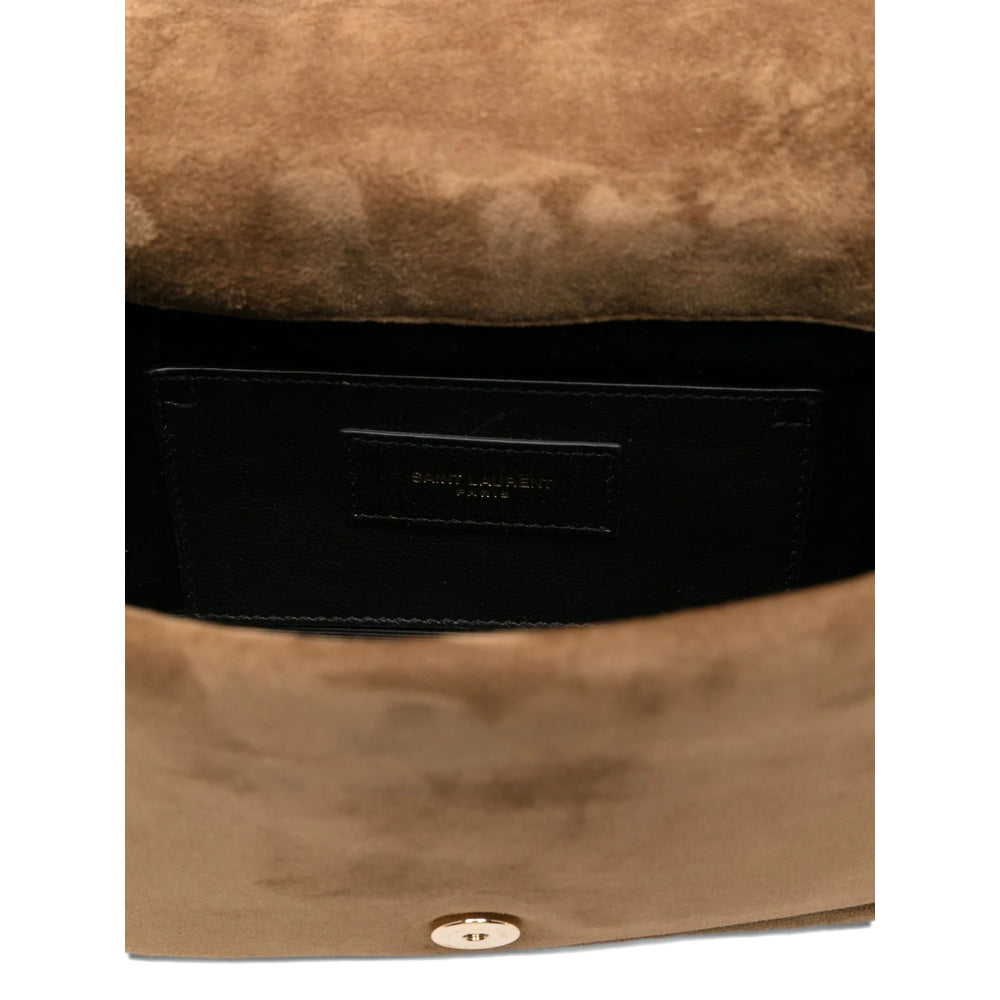 Saint Laurent Brown Shoulder Bags Women by Luosophy