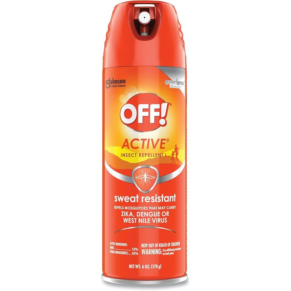 Off! Active Insect Repellent Spray Sweat Resistant 6 oz by Pasteur Pharmacy