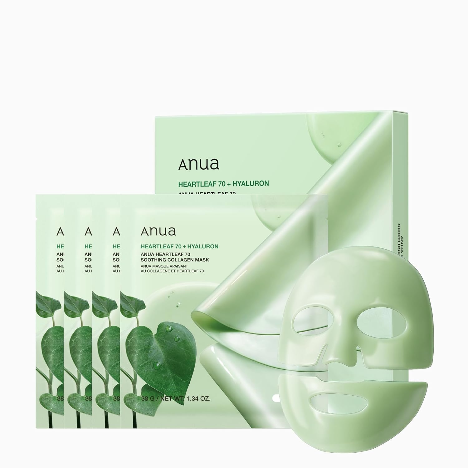 Anua Heartleaf 70 Soothing Collagen Mask by AsiaBeautyMall