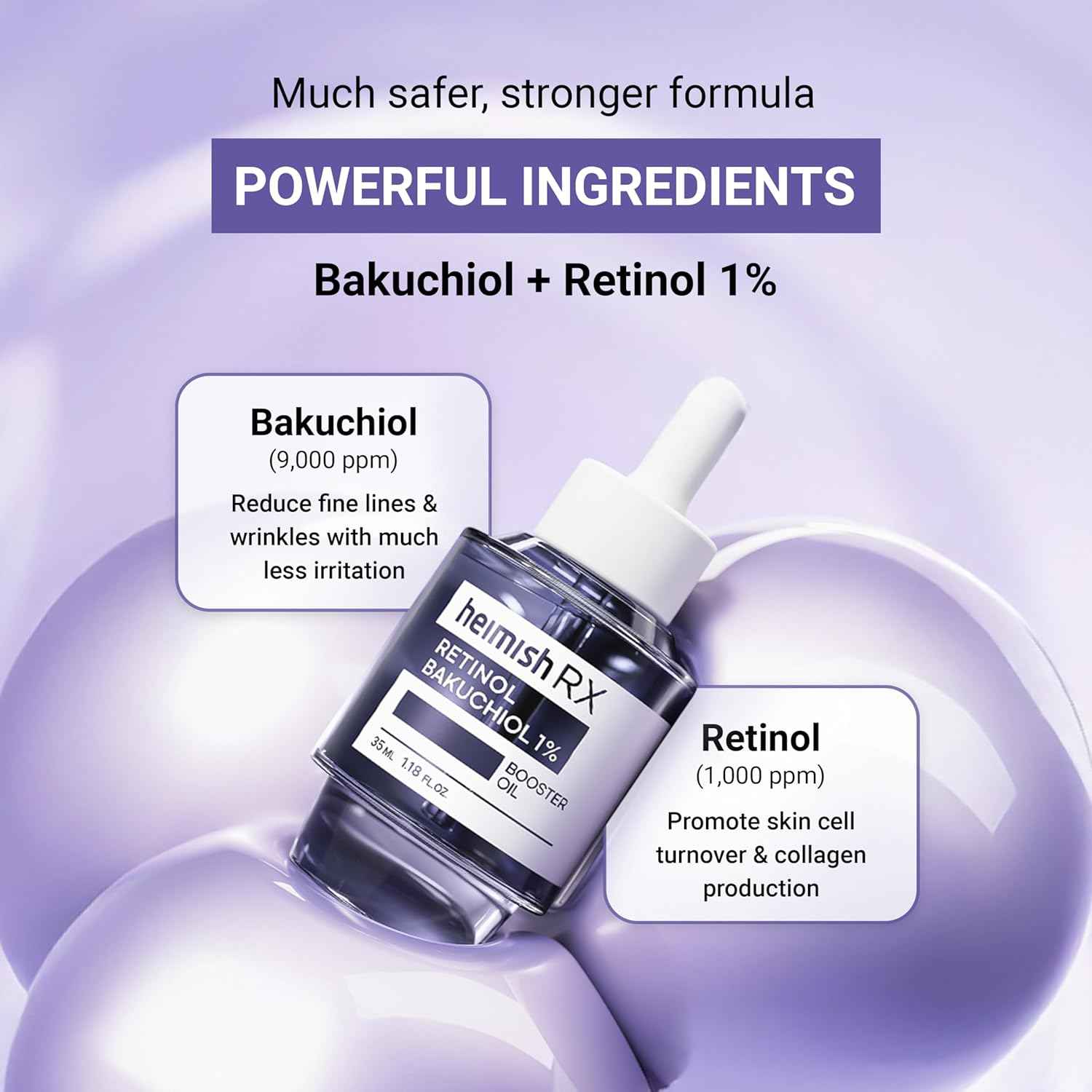 Heimish RX Retinol Bakuchiol 1% Booster Oil