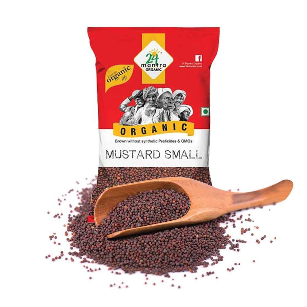 24 Mantra Organic Mustard Seeds (Small)