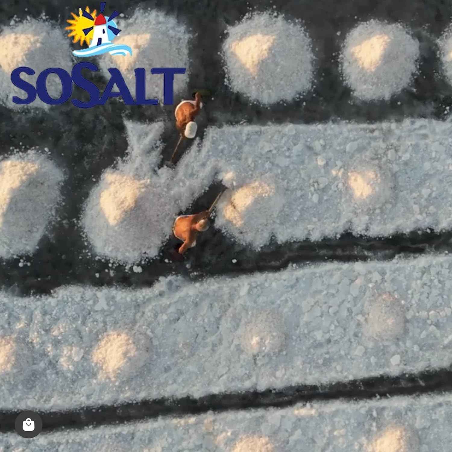 SoSalt, Fine Natural Sea Salt, Sicilian, 27.56 lb (12.5 kg)