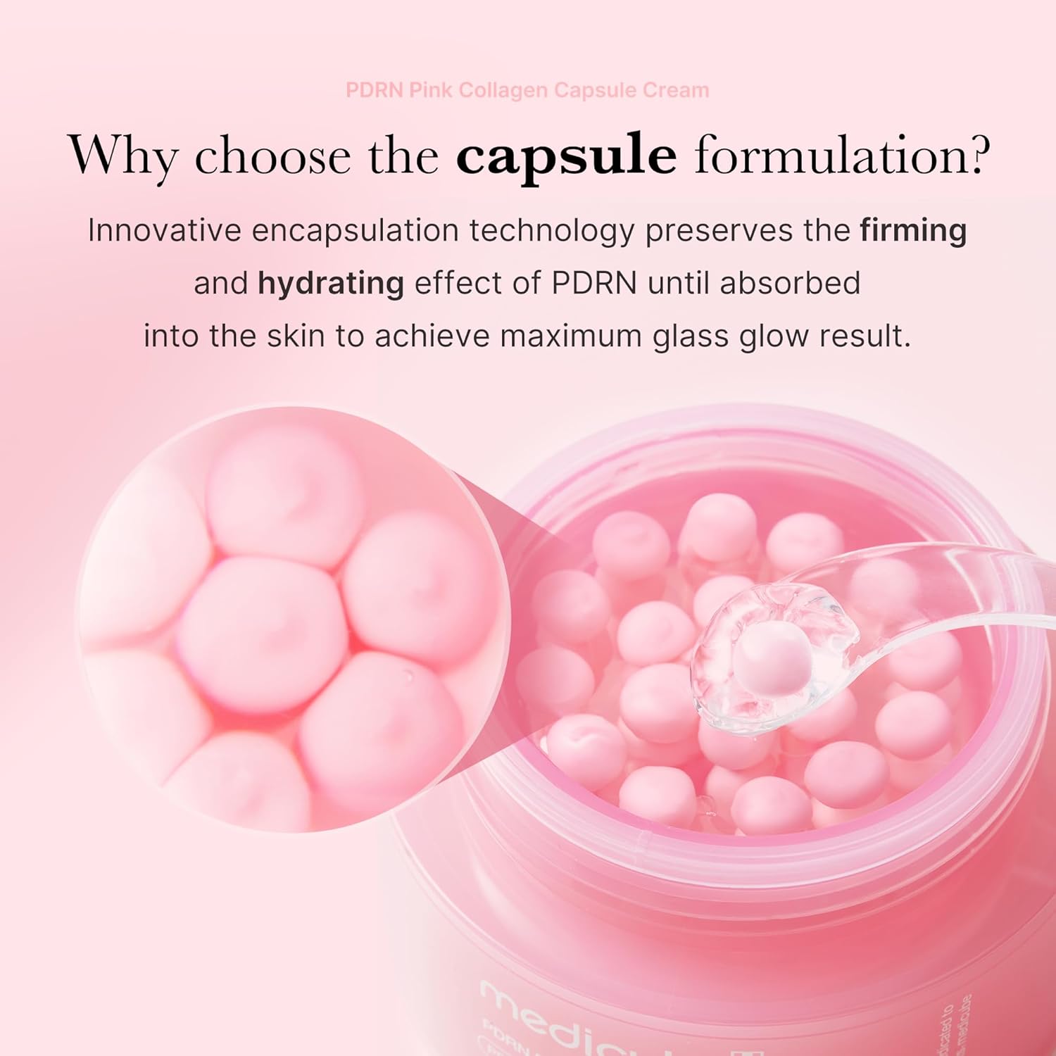Medicube PDRN Pink Collagen Capsule Cream DestGlow
