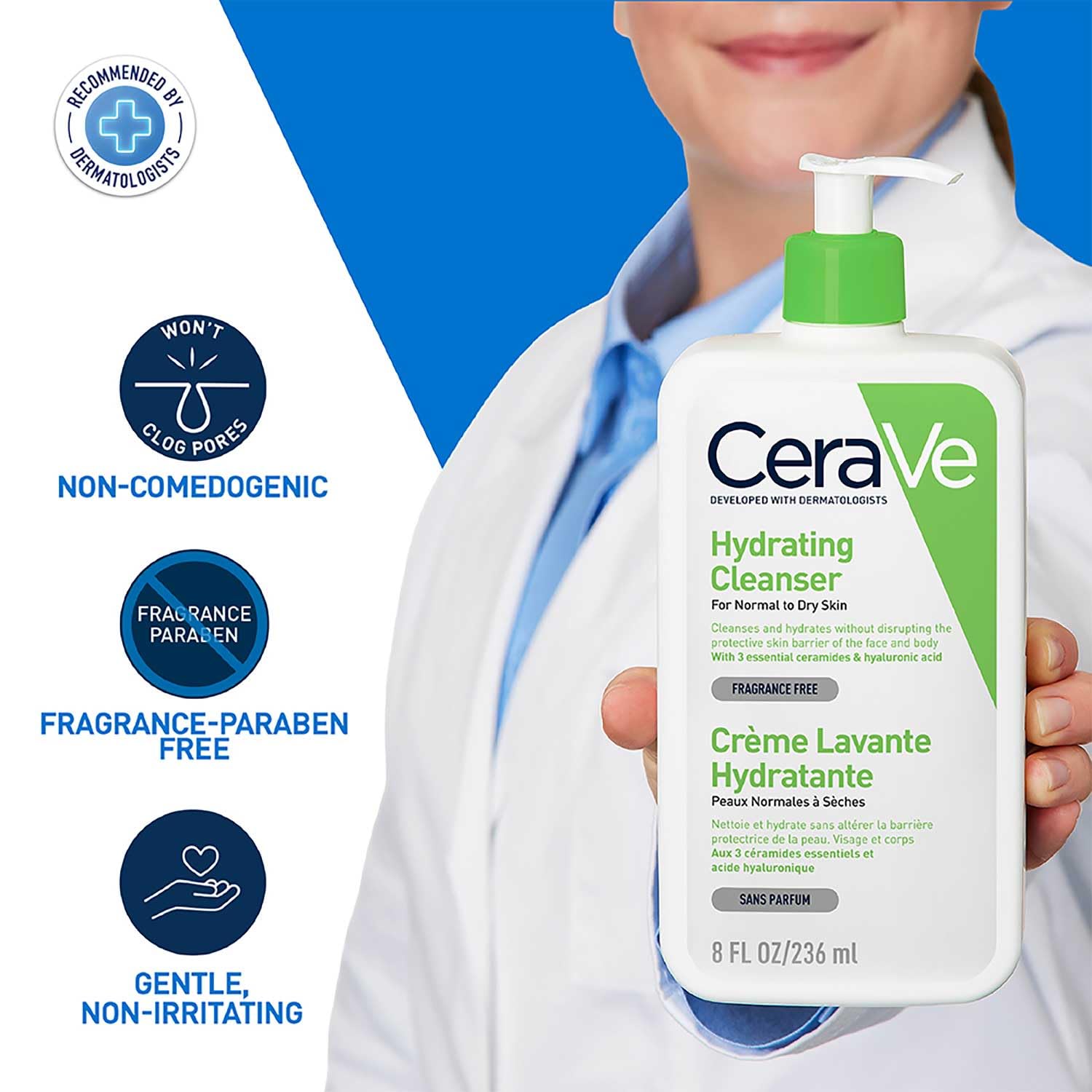 Cerave Hydrating Cleanser for Normal to Dry Skin by Dista