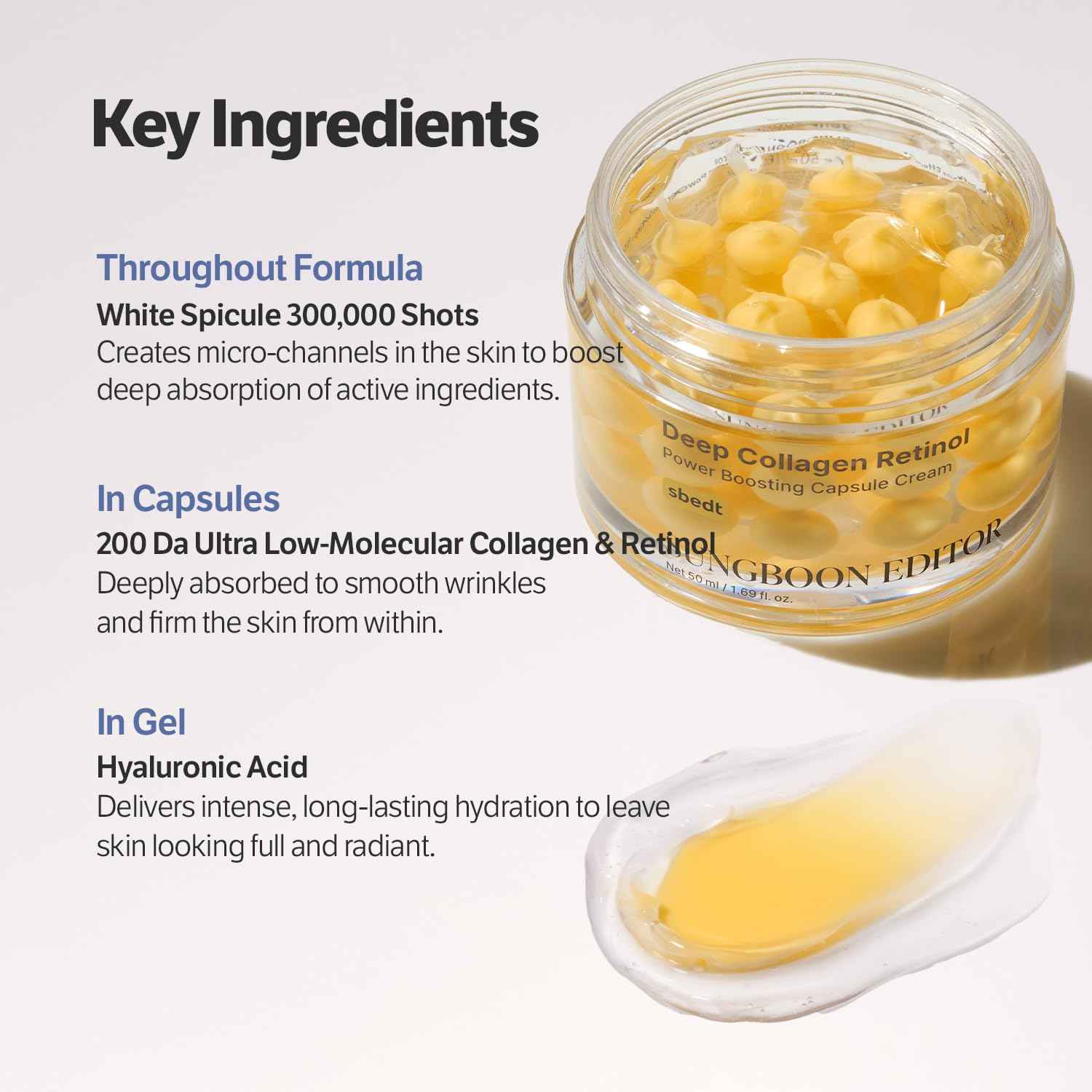 Sungboon Editor Deep Collagen Retinal Power Boosting Capsule Cream by AsiaBeautyMall
