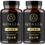 QUALIA MIND | The Ultimate Blend For Brain Health* | Doctor-Formulated Nootropic To Fuel Focus & Concentration* | Supports Long Term Brain Health| Maintain Drive & Productivity | 2 Month Supply
