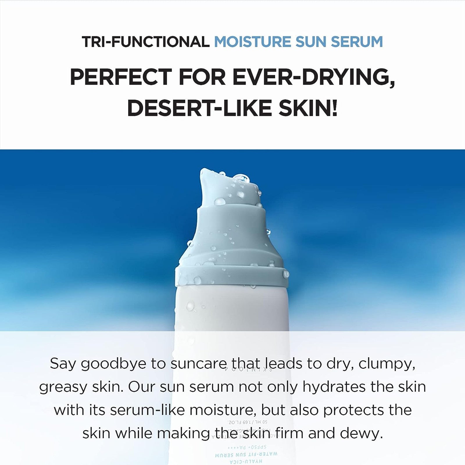 SKIN1004 Madagascar Centella Hyalu-Cica Water-Fit Sun Serum SPF50+ PA++++ (2-Pack) by AsiaBeautyMall