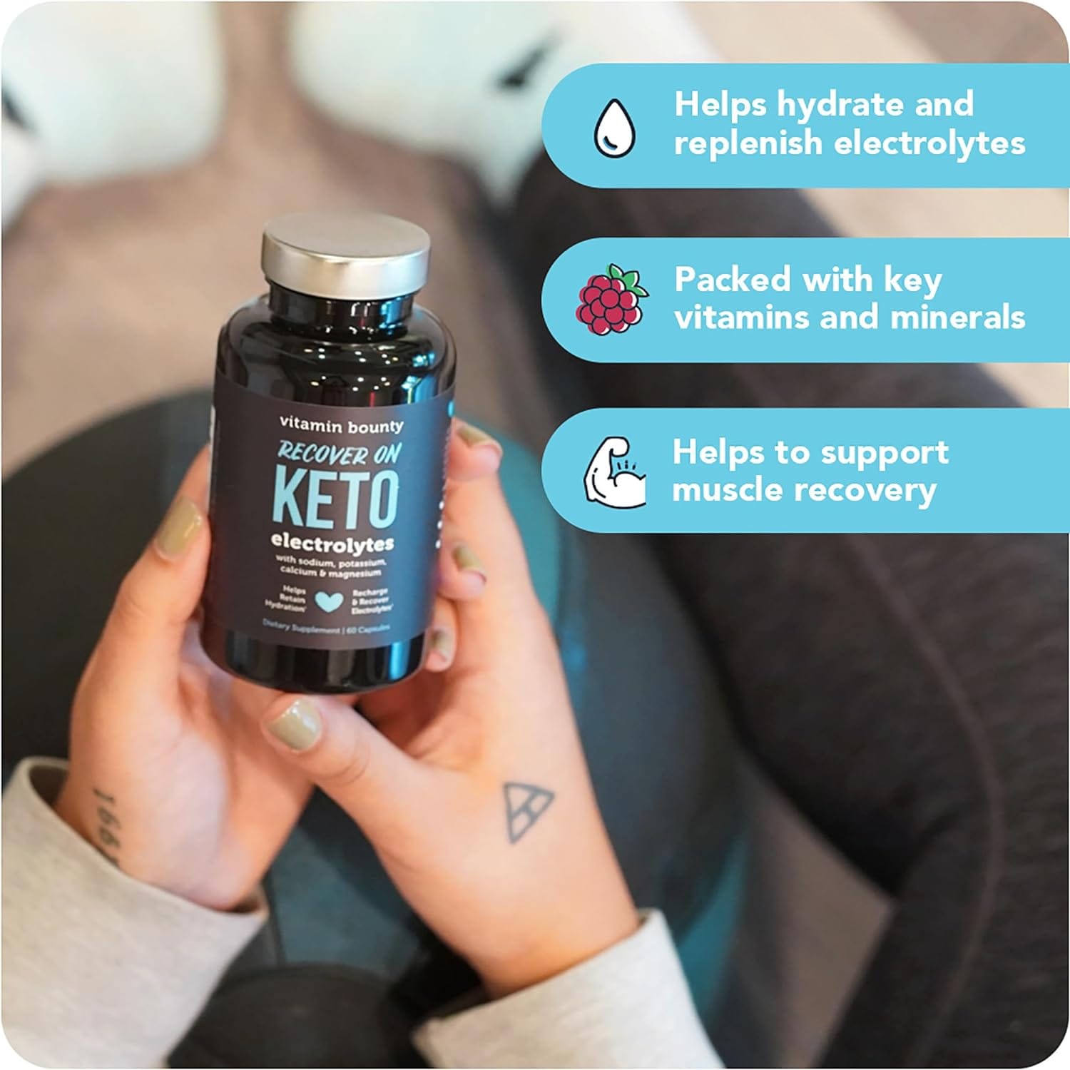 Recover On Keto - Electrolyte Capsules by Vitamin Bounty