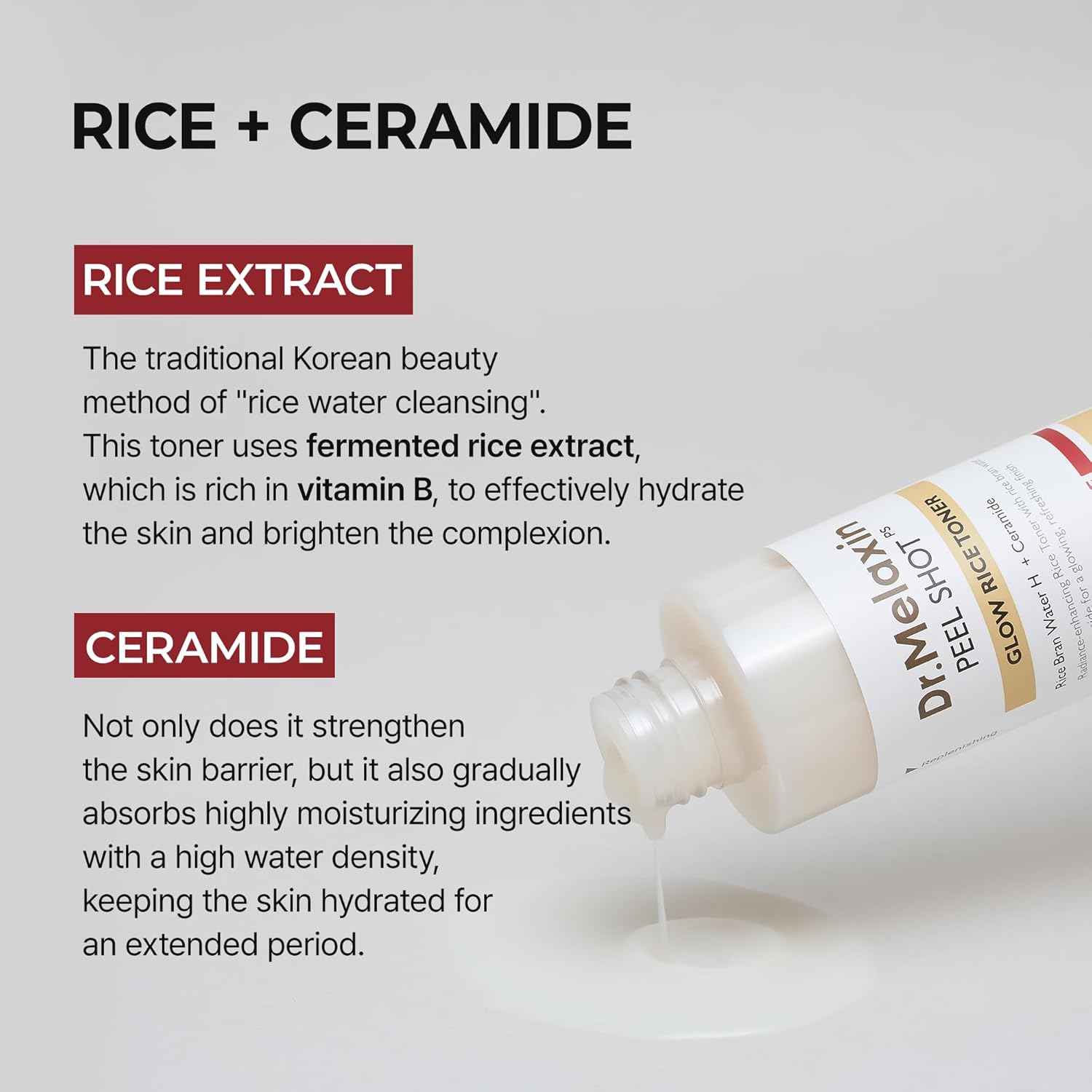Dr. Melaxin Peel Shot Glow White Rice Toner by AsiaBeautyMall