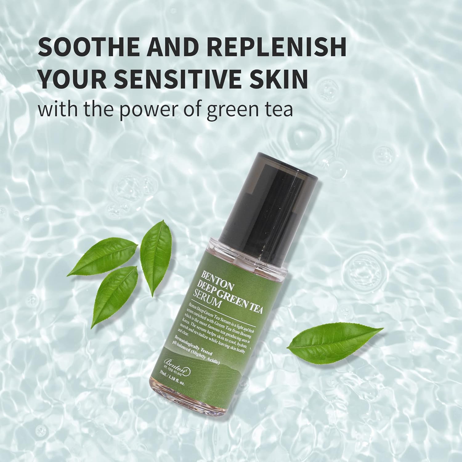 Deep Green Tea Serum 30Ml (1.01 Fl.Oz.)_New - Nourishing & Hydrating Facial Serum for Oily and Sensitive Skin, Skin Soothing by Korean Skin Care