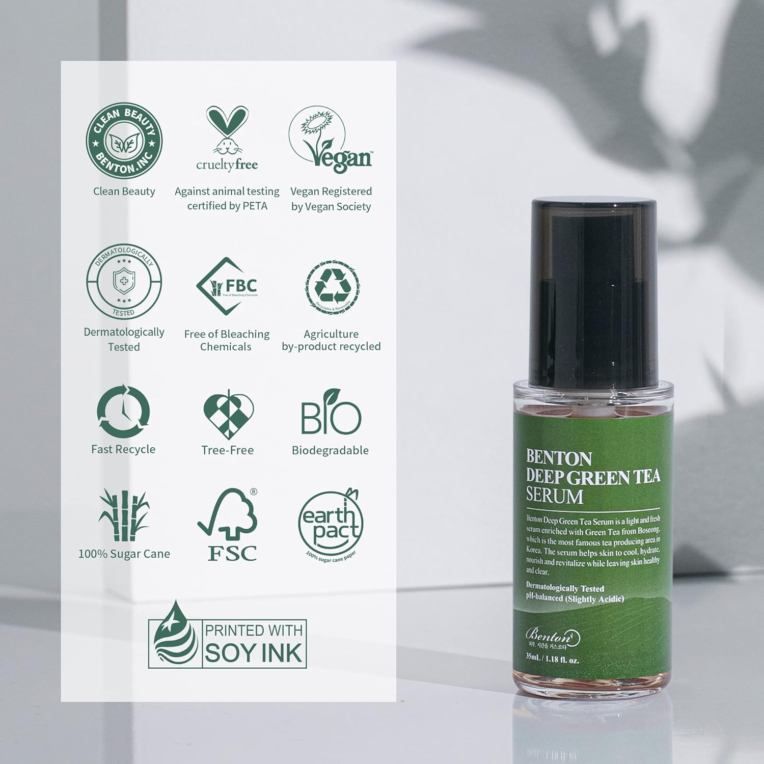 Deep Green Tea Serum 30Ml (1.01 Fl.Oz.)_New - Nourishing & Hydrating Facial Serum for Oily and Sensitive Skin, Skin Soothing by Korean Skin Care