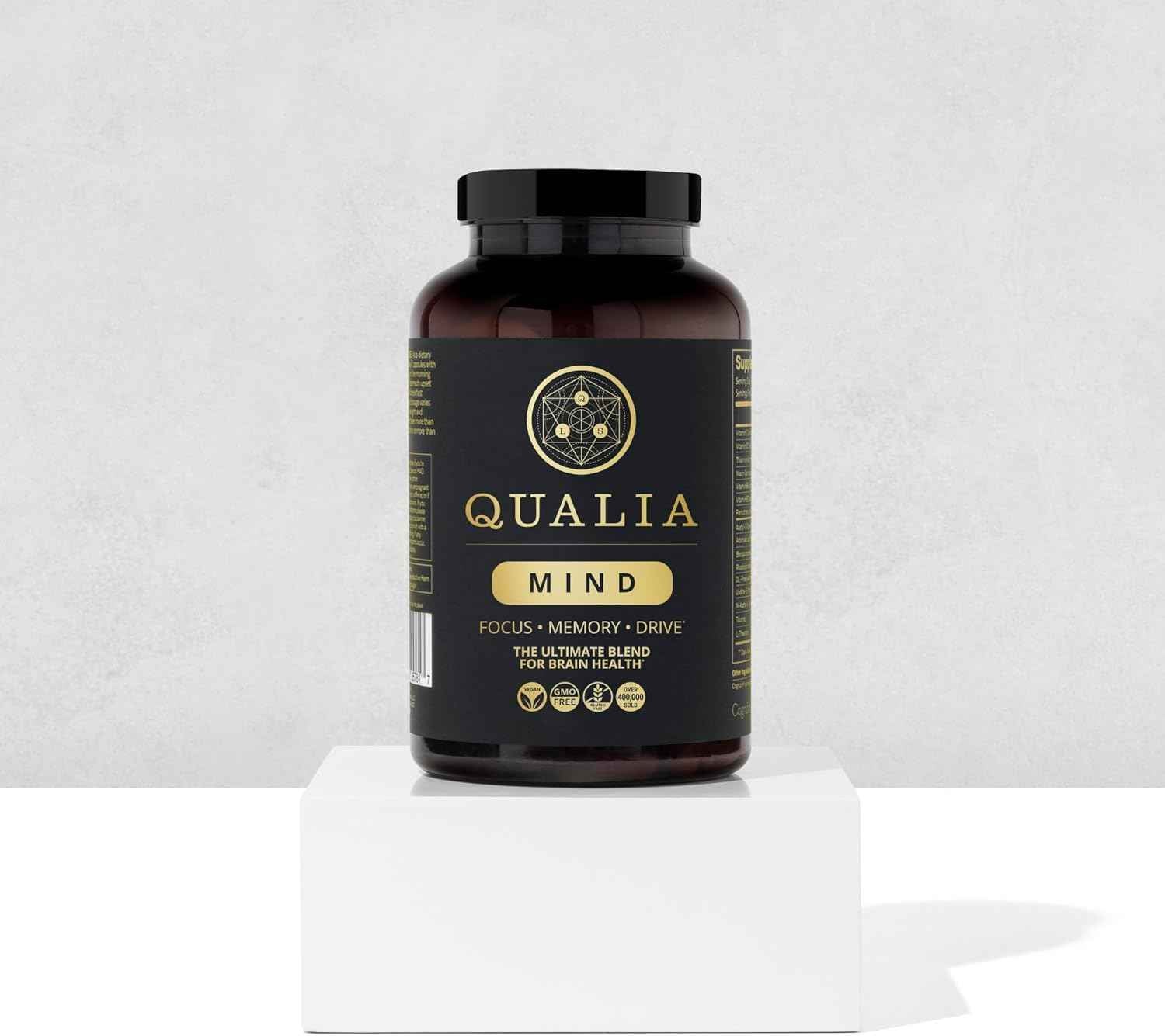 NEUROHACKER COLLECTIVE Qualia Mind | The Ultimate Blend for Brain Health* | Doctor-Formulated Nootropic to Fuel Focus & Concentration* | Supports Long Term Brain Health| Maintain Drive & Productivity