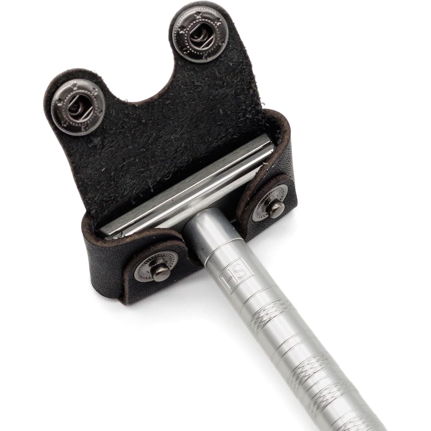 Henson Black Leather The Henson Razor Head Cover - DestGlow