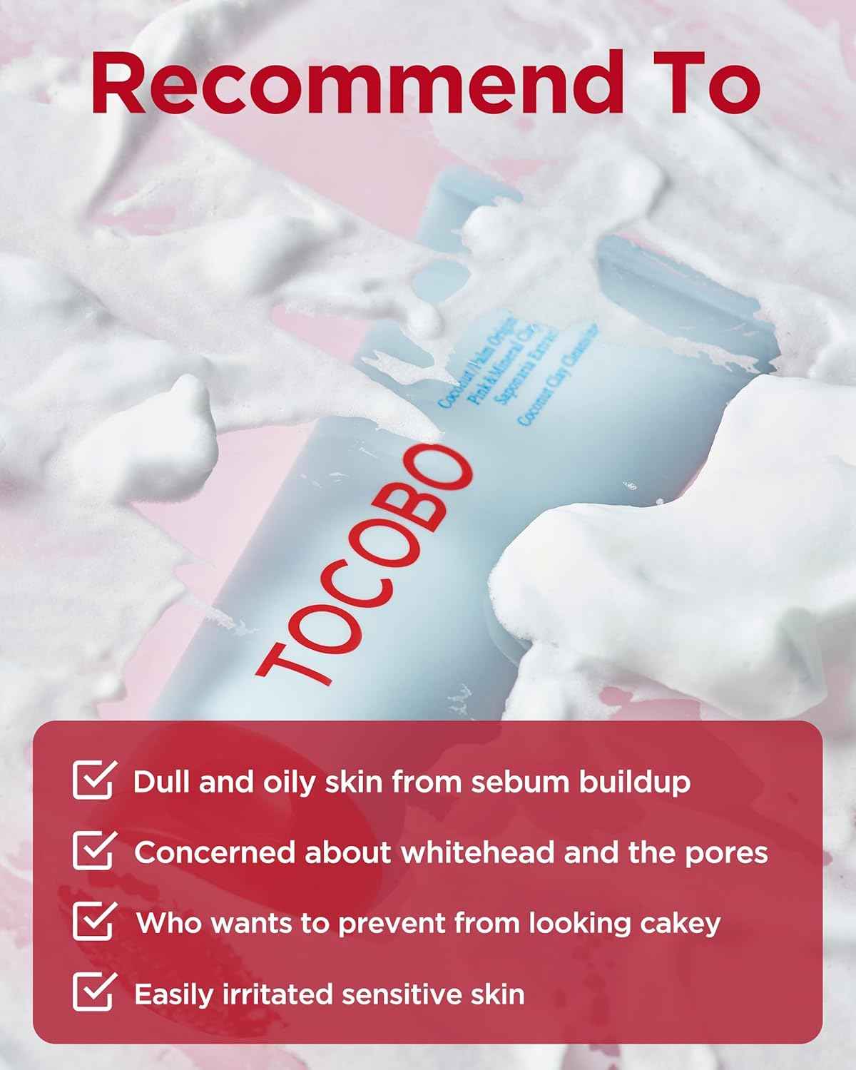 TOCOBO Coconut Clay Cleansing Foam by AsiaBeautyMall