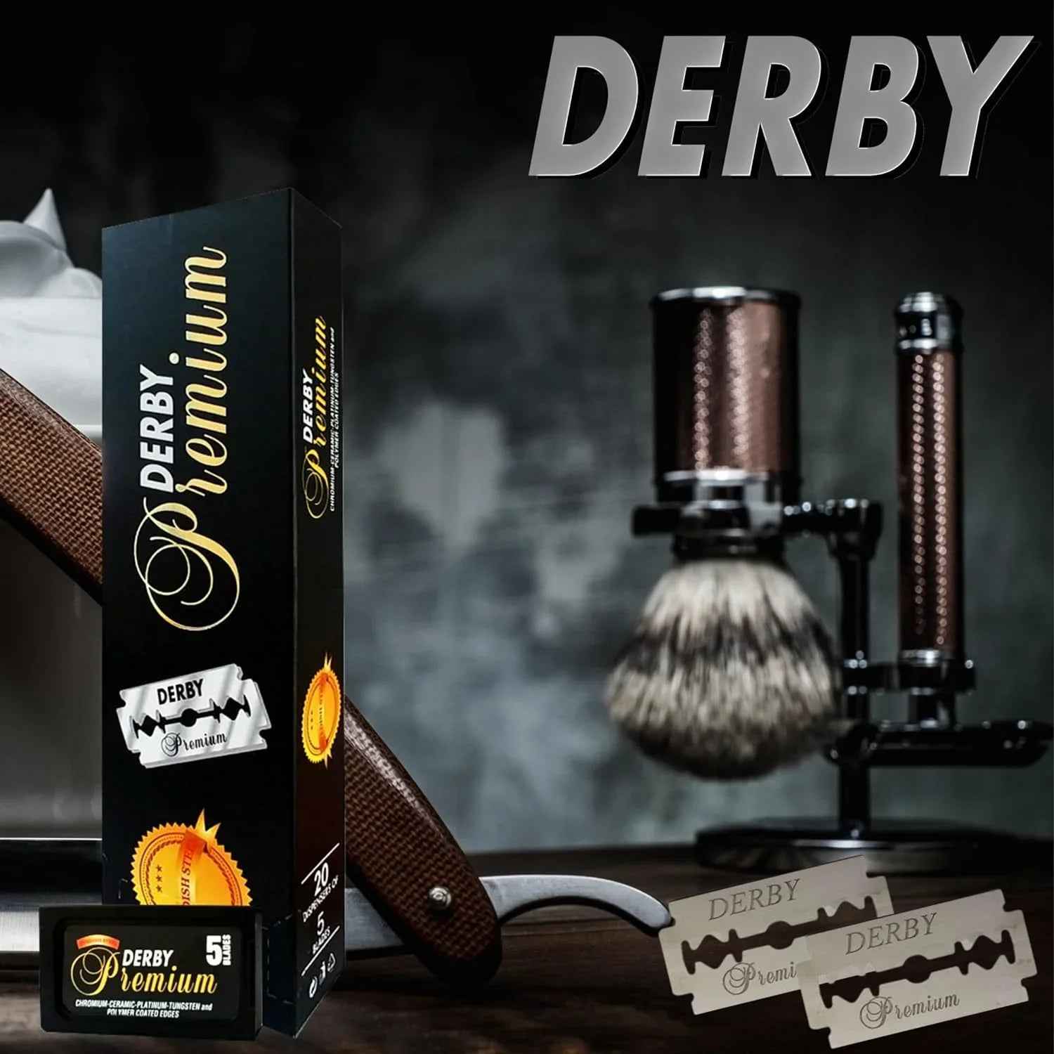 Derby Premium Double Edge Razor Blades - Multipack